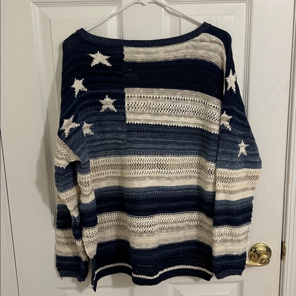Polo Ralph Lauren Iconic Knit Flag Sweater With Stars NWT Size Large - Picture 5 of 10